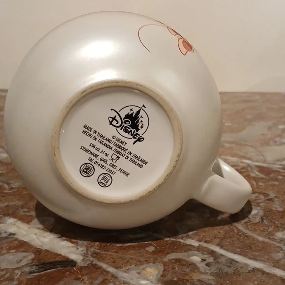 Disney Mickey & Minnie Golden Bust Pearlescent Stoneware Mug / 21oz - Picture 4 of 5